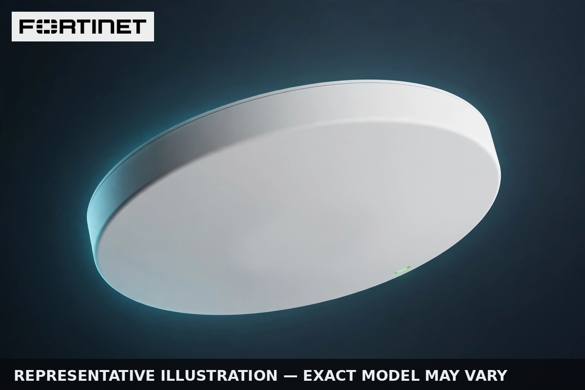 Fortinet FortiAP — representative illustration (exact model may vary)