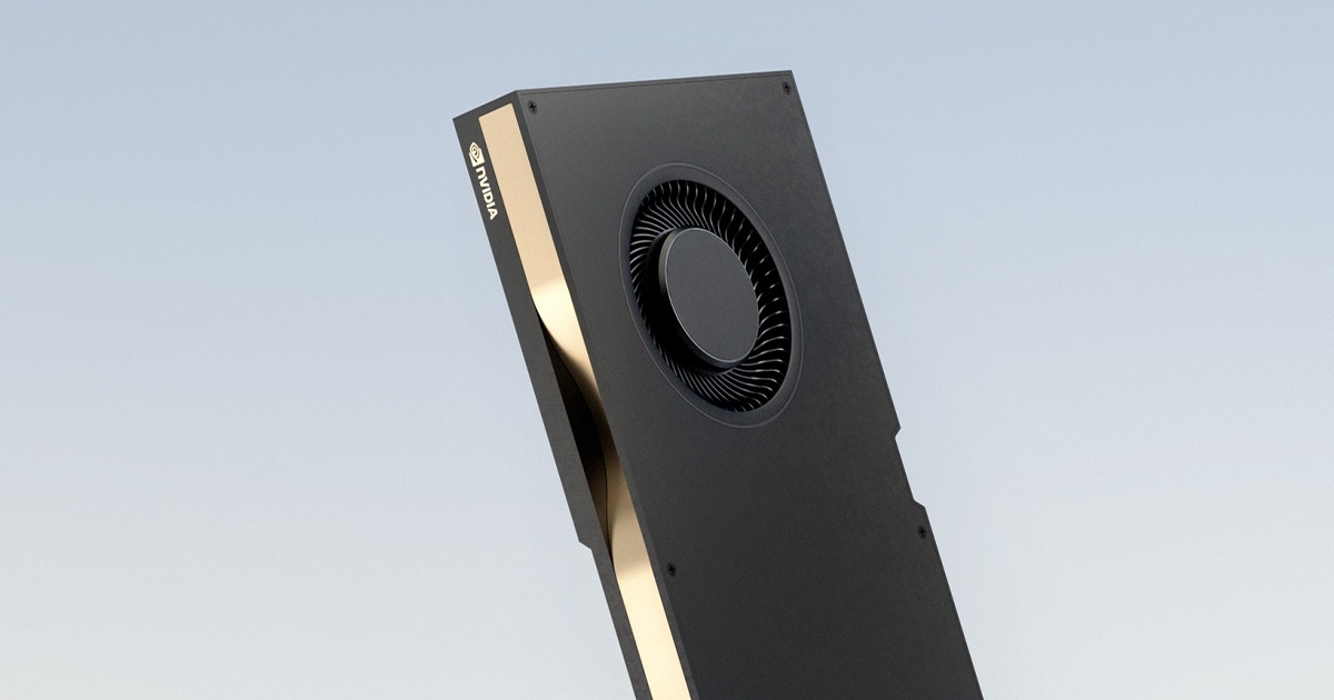 NVIDIA RTX A4000 GPU — official product image