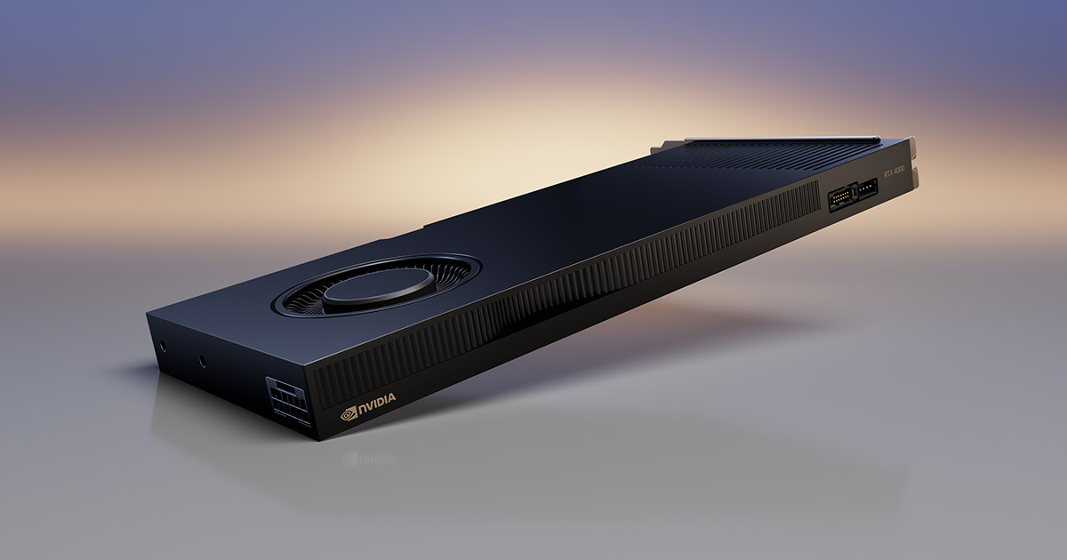 NVIDIA RTX 4000 Ada Generation GPU — official product image