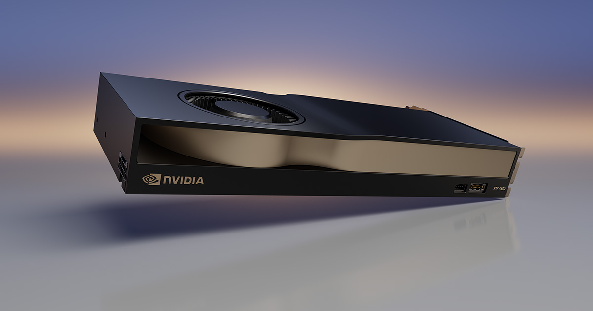 NVIDIA RTX 4500 Ada Generation GPU — official product image