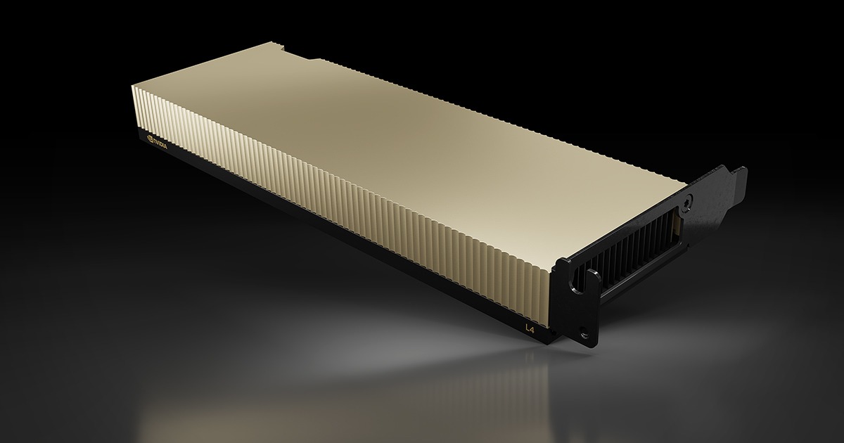 NVIDIA L4 GPU — official product image