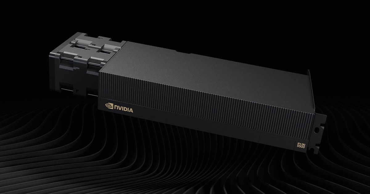 NVIDIA RTX PRO 5500 Blackwell GPU — official product image