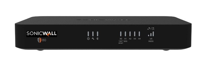 SonicWall TZ80 firewall — official product image
